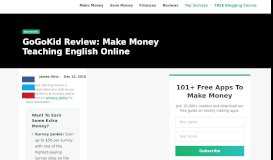
							         GoGoKid Review: Make Money Teaching English Online								  
							    