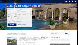 
							         Gold Canyon real estate								  
							    