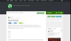 
							         Gold Portal | Minecraft PE Mods & Addons								  
							    