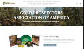 
							         Gold Prospectors Association of America - Online Store								  
							    