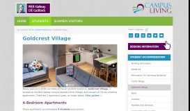 
							         Goldcrest Village | NUI Galway Student Residence - Corrib Village								  
							    