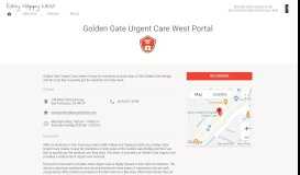 
							         Golden Gate Urgent Care West Portal | Easy Happy Nest								  
							    