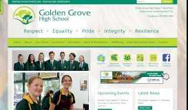 
							         Golden Grove High School: Home								  
							    
