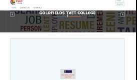 
							         Goldfields TVET College - tvet placement portal								  
							    