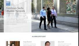 
							         Goldman Sachs Alumni Network - Home								  
							    