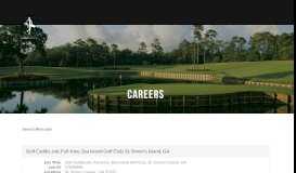 
							         Golf Caddie Job, Full-time, Sea Island Golf Club, St. Simon's Island ...								  
							    