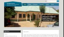 
							         Gombe State College Health Sciences and Technology, Kaltungo ...								  
							    
