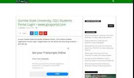 
							         Gombe State University, GSU Students Portal Login - www.gsuportal ...								  
							    