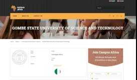 
							         Gombe State University of Science and Technology Nigeria -Campus ...								  
							    