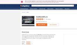 
							         GoNerdify Reviews - 85 Reviews of Gonerdify.com | Sitejabber								  
							    