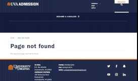 
							         Good-bye SIS, Hello #UVA Portal! - Office of Undergraduate Admission								  
							    