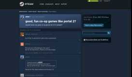 
							         good, fun co-op games like portal 2? :: Steam Community								  
							    