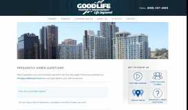 
							         Good Life Property Management Frequenty Asked Questions								  
							    
