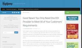 
							         Good News! You Only Need One EDI Provider to Meet All of Your ...								  
							    