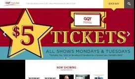 
							         Goodrich Quality Theaters: Movie Showtimes & Tickets								  
							    