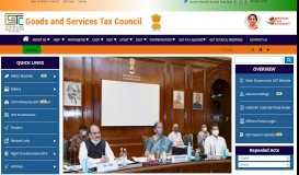 
							         Goods and Services Tax Council | GST								  
							    