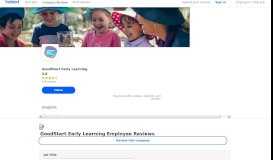 
							         GoodStart Early Learning Employee Reviews - Indeed								  
							    