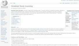 
							         Goodstart Early Learning - Wikipedia								  
							    