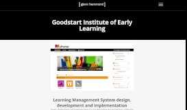 
							         Goodstart Institute of Early Learning - Glenn Hammond								  
							    