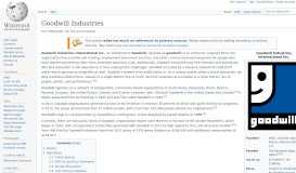 
							         Goodwill Industries - Wikipedia								  
							    