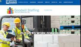 
							         Goodwill Staffing – Discover Goodwill								  
							    