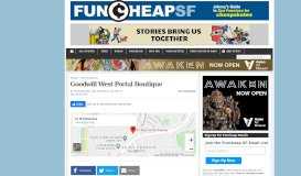 
							         Goodwill West Portal Boutique | Funcheap								  
							    