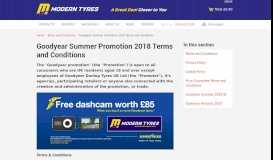 
							         Goodyear Summer Promotion 2018 Terms and ... - Modern Tyres								  
							    