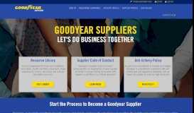 
							         Goodyear Suppliers								  
							    