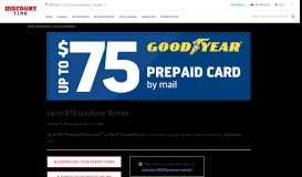 
							         Goodyear Tires Promotion & Rebates | Discount Tire								  
							    