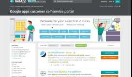 
							         Google apps customer self service portal | GetApp®								  
							    