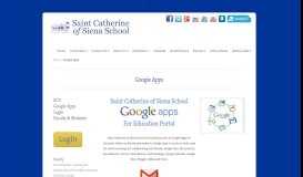 
							         Google Apps | Saint Catherine of Siena School								  
							    