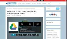 
							         Google Drive for Kodi: Access the Cloud and Reactivate ...								  
							    