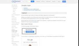 
							         Google Login | GQueues								  
							    