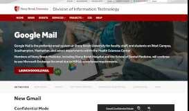 
							         Google Mail | Division of Information Technology								  
							    