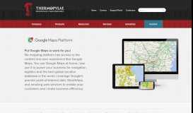 
							         Google Maps Platform | Thermopylae Sciences + Technology								  
							    