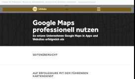 
							         Google Maps professionell nutzen — Info Portal | Ubilabs								  
							    