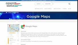 
							         Google Maps | TfNSW Open Data Hub and Developer Portal								  
							    