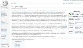 
							         Google Maps - Wikipedia								  
							    