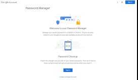 
							         Google Password Manager								  
							    