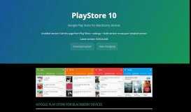 
							         Google Play Store for Blackberry devices - PlayStore 10 by ...								  
							    