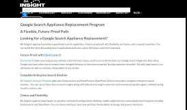 
							         Google Search Appliance Replacement | BA Insight | Google ...								  
							    