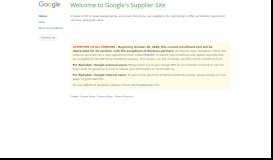 
							         Google Supplier Management								  
							    