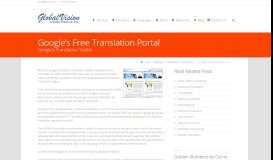 
							         Google's Free Translation Portal | GlobalVision International								  
							    