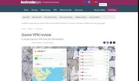 
							         Goose VPN review | TechRadar								  
							    