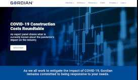 
							         Gordian: Facility and Construction Cost Data, Software and ...								  
							    