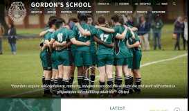 
							         Gordon's School - Home								  
							    