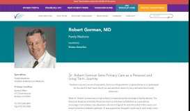 
							         Gorman, Robert M.D. | Vanguard Medical Group								  
							    