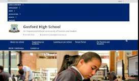
							         Gosford High School: Home								  
							    