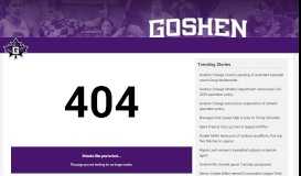 
							         goshen college sports medicine - Goshen College Athletics								  
							    