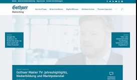 
							         Gothaer Makler TV: Jahreshighlights, Weiterbildung und Marktpotenzial								  
							    